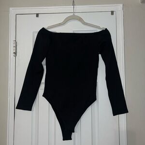 Source Unknown Black Long Sleeve Bodysuit